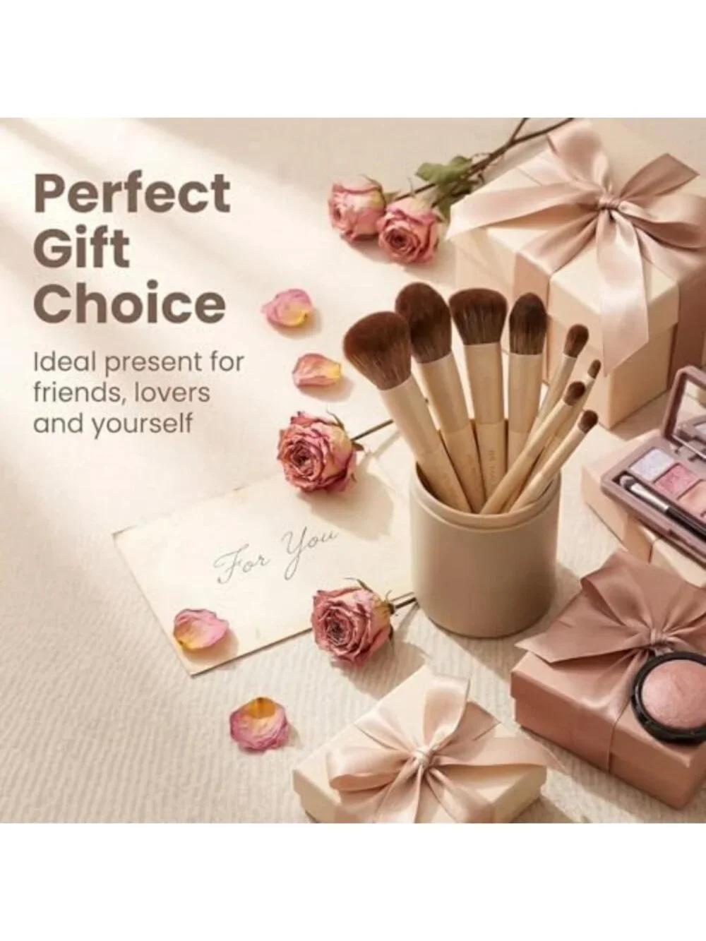 18-Piece Professional Makeup Brush Set with Travel Case for Artists & Beauty
